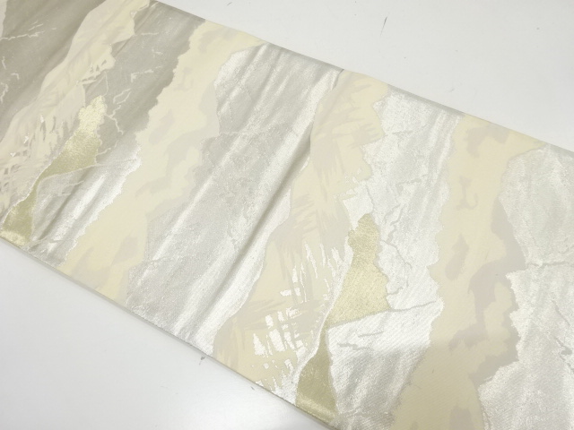 JAPANESE FUKURO OBI / WOVEN DISTANT MOUNTAINS